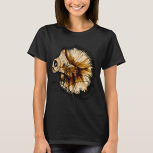 Camiseta Pez luchador zombie
