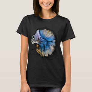Camiseta Pez luchador zombie