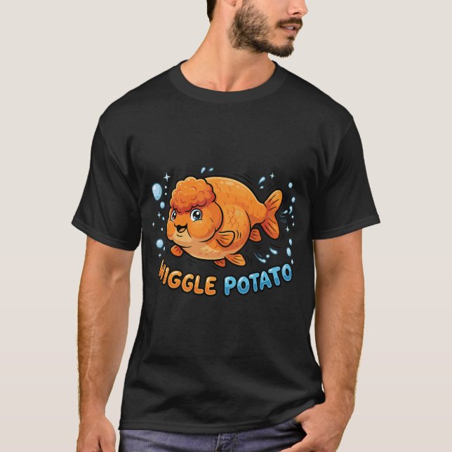 Camiseta Pez lucioperca de Navidad (Anverso)