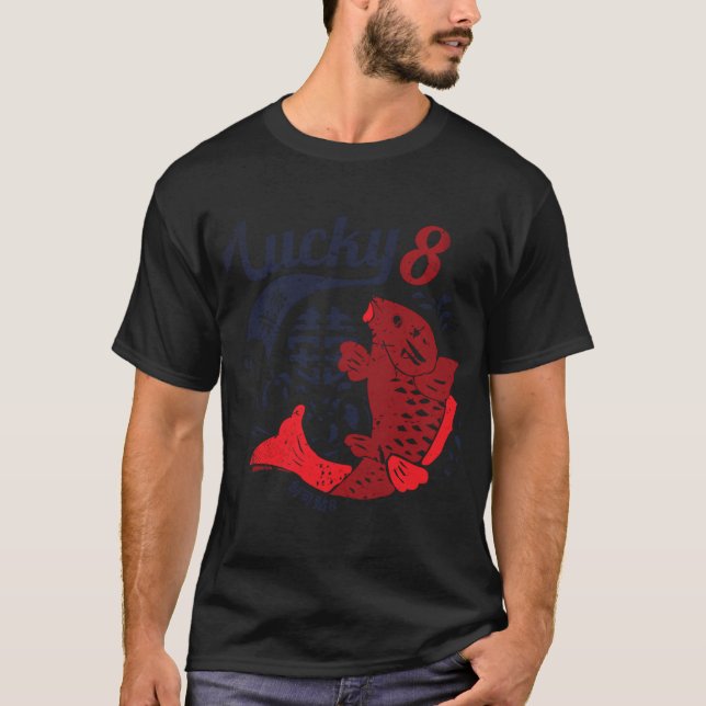 Camiseta Pez Lucky 8 (Anverso)