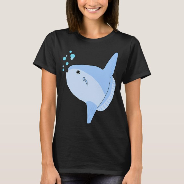 Camiseta Pez luna adorable (Anverso)