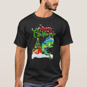 Camiseta Pez Mahi Mahi Adornos de Navidad Mahi Mahi Navidad