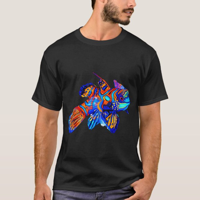 Camiseta Pez mandarín vibrante (Anverso)