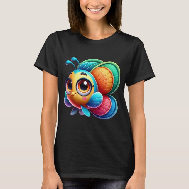 Camiseta Pez mariposa adorable (Anverso)