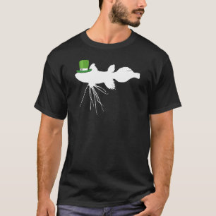 Camiseta Pez Mariposa Africano Leprechaun Irlandés San Patr