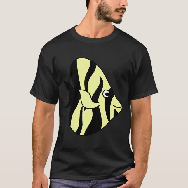 Camiseta Pez Mariposa Amarillo Lindo (Anverso)