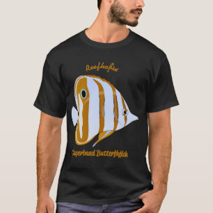 Camiseta Pez mariposa de banda de cobre