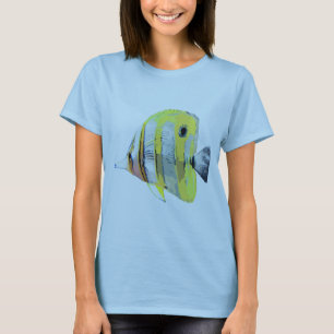 Camiseta Pez mariposa de bandas de cobre