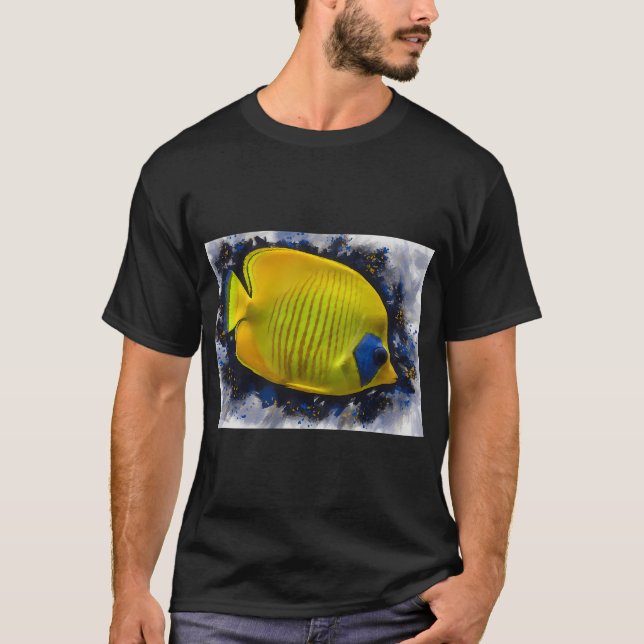 Camiseta Pez mariposa enmascarado (Anverso)