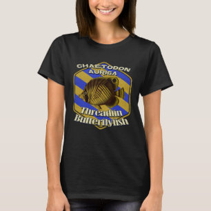 Camiseta Pez Mariposa Tanque de Arrecife Acuarista Marino C