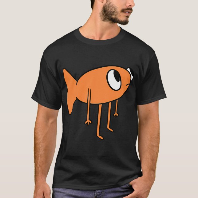 Camiseta pez mira (Anverso)