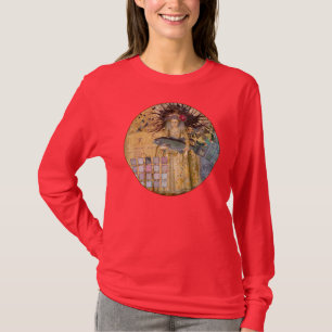 Camiseta Pez Mujer Piscis Vintage Gótico Clásico