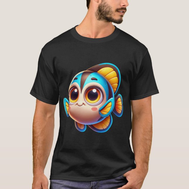 Camiseta Pez murciélago adorable (Anverso)