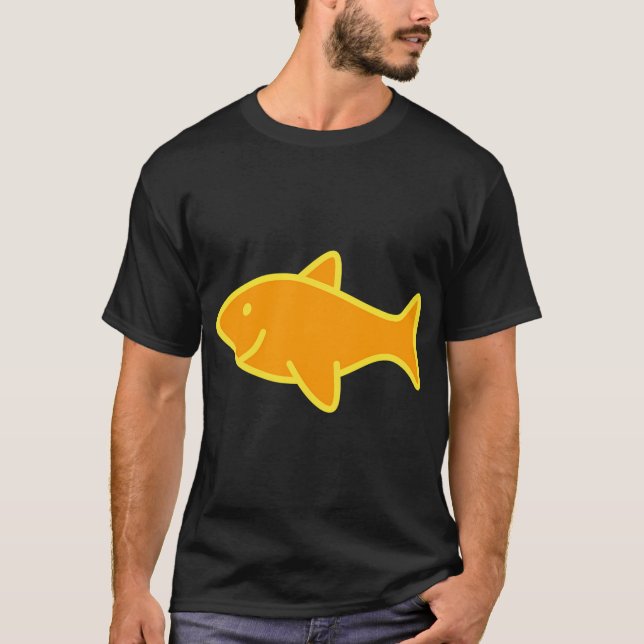 Camiseta Pez Naranja Adorable (Anverso)