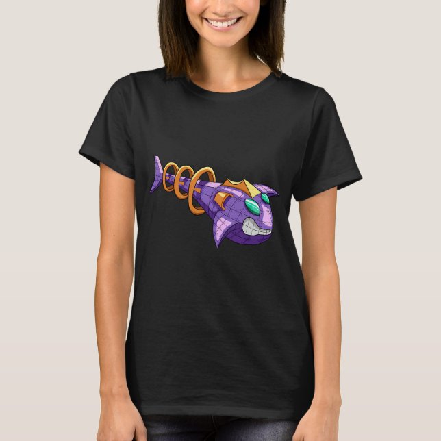 Camiseta Pez-nave espacial (Anverso)