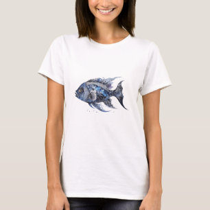 Camiseta Pez negro Boujee