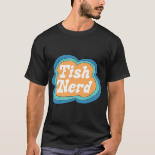 Camiseta Pez Nerd (Amarillo sobre Verde)
