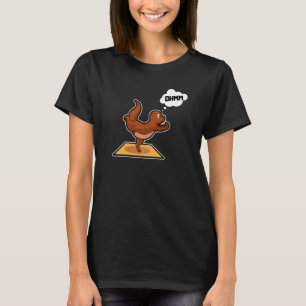 Camiseta Pez Nutria Yoga Posturas Deporte Gimnasia Ohm Lati