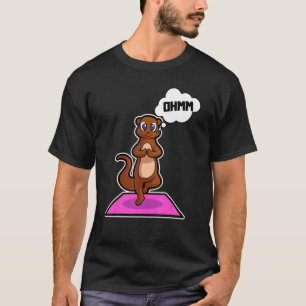Camiseta Pez Nutria Yoga Posturas Deporte Gimnasia Ohm Lati