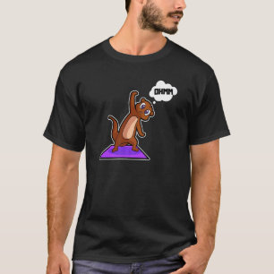 Camiseta Pez Nutria Yoga Posturas Deporte Gimnasia Ohm Lati