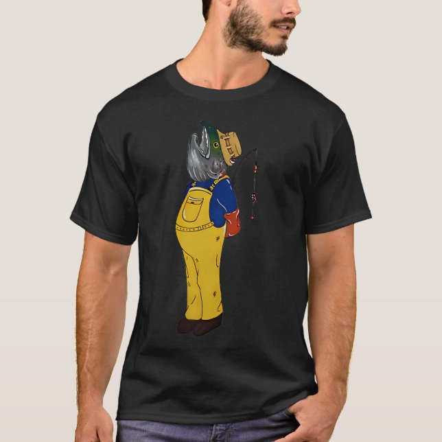 Camiseta Pez o hombre (Anverso)