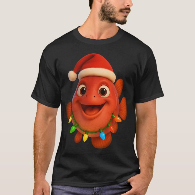 Camiseta Pez Opah de Navidad (Anverso)