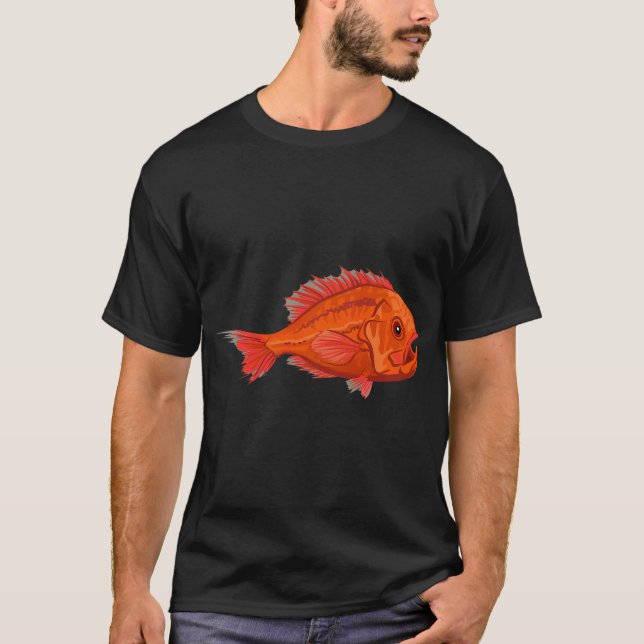 Camiseta Pez: Orange Roughy (Anverso)