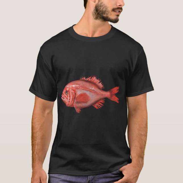 Camiseta Pez - Orange Roughy (Hoplostethus atlanticus) (Anverso)