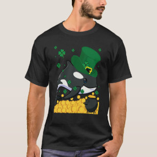 Camiseta Pez Orca Trébol Día de San Patricio