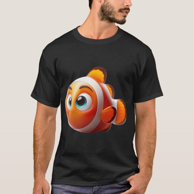 Camiseta Pez payaso adorable (Anverso)