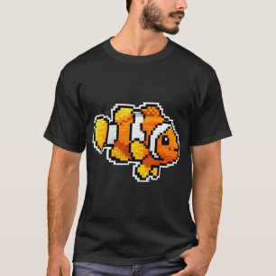 Camiseta Pez payaso clásico - Estilo de bordado de aleta am