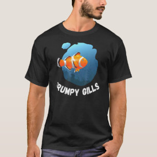 Camiseta Pez Payaso de Acuario Aletas Grumpy Gills Pecera N