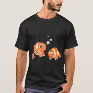 Camiseta Pez Payaso de Coral Nadando