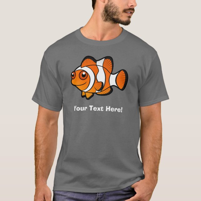 Camiseta Pez Payaso de Dibujos Animados (Anverso)