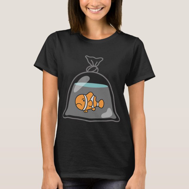 Camiseta Pez payaso gruñón (Anverso)