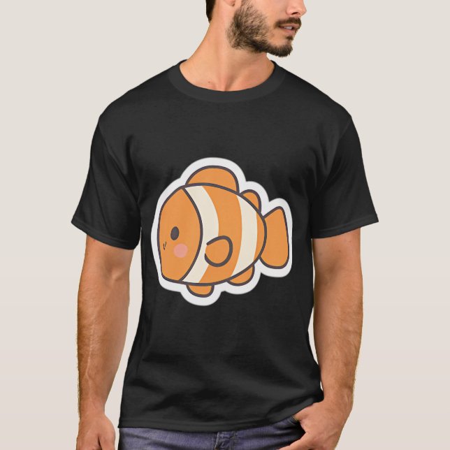 Camiseta Pez Payaso Kawaii (Anverso)