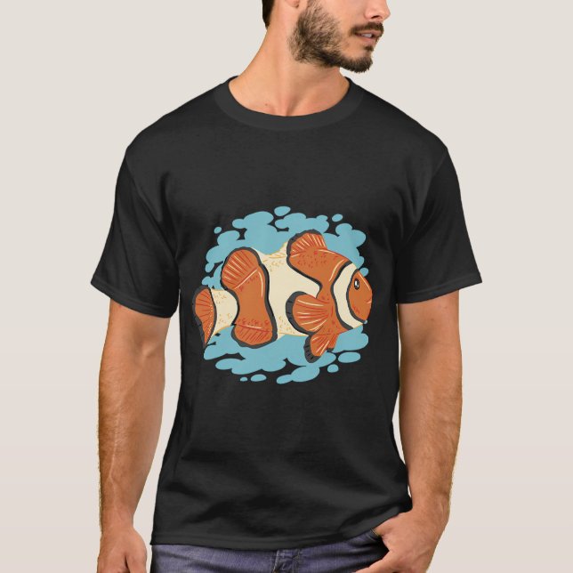 Camiseta Pez payaso lindo (Anverso)