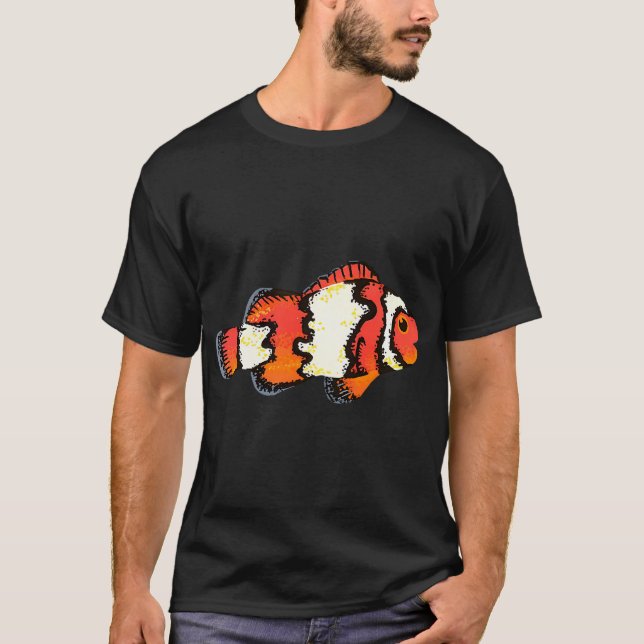Camiseta Pez payaso naranja (Anverso)