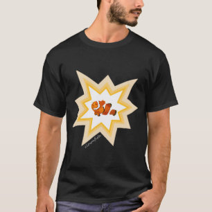Camiseta Pez payaso pintado a mano