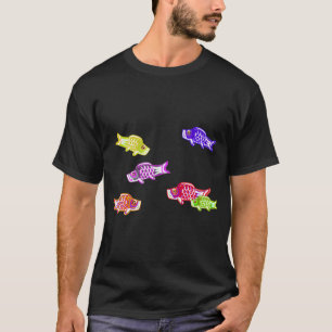 Camiseta Pez pequeño grande — Ilustración de Goldfish de co