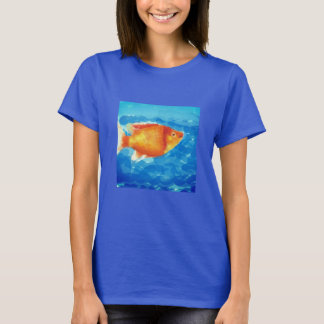 Camiseta Pez pequeño naranja