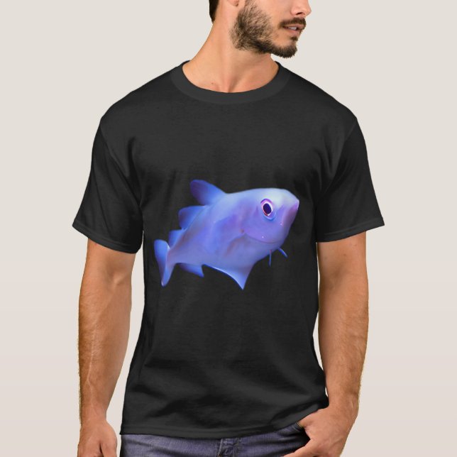 Camiseta Pez pequeño solo versión recortada (Anverso)
