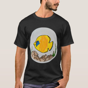 Camiseta Pez pequeño sonriente con gran personalidad