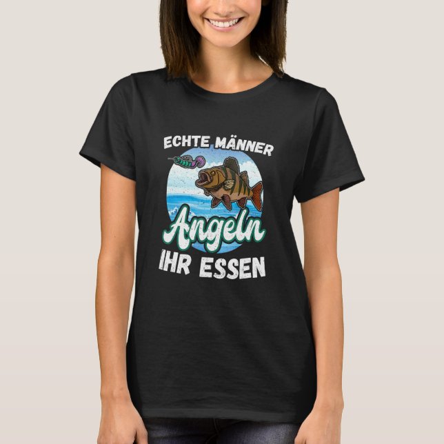 Camiseta Pez Perca Lucioperca Pesca Humor 3 (Anverso)