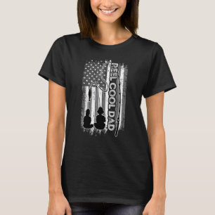 Camiseta Pez Pescador Padre Genial Usa Bandera Pesca Gordo