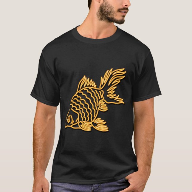 Camiseta Pez, pez, pez dorado (Anverso)