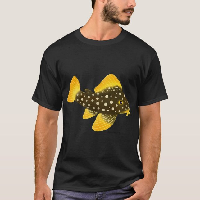Camiseta Pez Pleco Golden Nugget (Anverso)