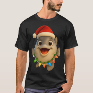 Camiseta Pez Pompano de Navidad