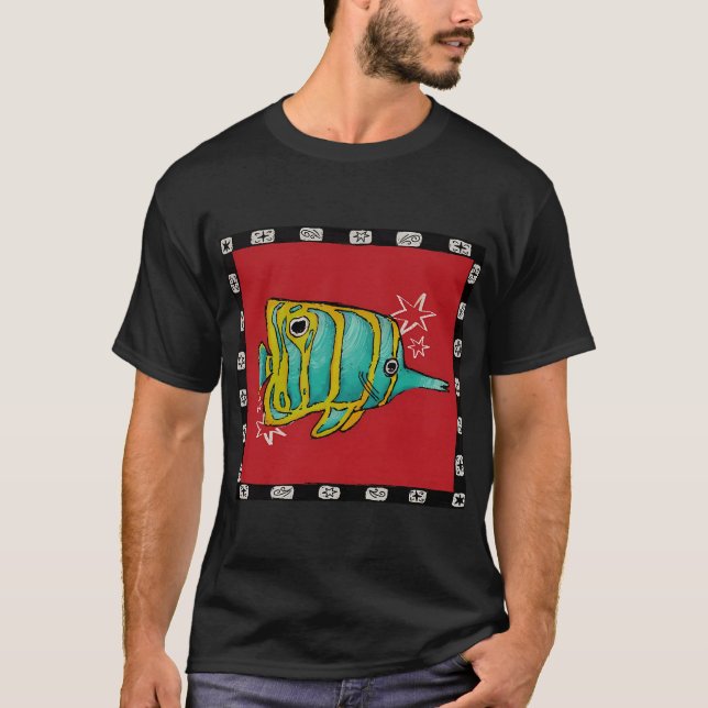 Camiseta Pez Psicodélico (Anverso)