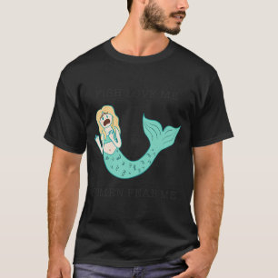Camiseta Pez Psicodélico En Un Arrecife De Coral Tropical